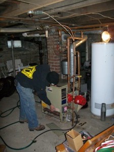 Boiler Installation, Pre-Upgrade       