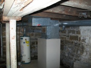 Furnace Installation, Pre-Upgrade     