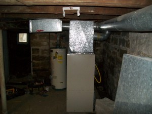 Furnace Installation, Pre-Upgrade     